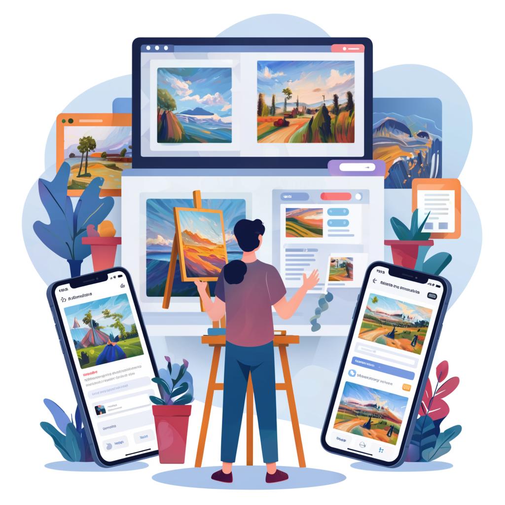 ПЛАТФОРМЫ ДЛЯ ПРОДАЖИ КАРТИН Платформы для продажи картин