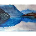 Картина "Дагестан. Чиркейское водохранилище №1"