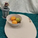 Комплект для сервировки стола: салфетки сервировочные (плейсматы), корзинка для хлеба