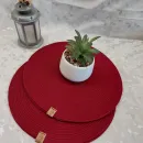 Комплект для сервировки стола: салфетки сервировочные (плейсматы), корзинка для хлеба