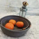 корзинка круглая из полиэфирного шнура