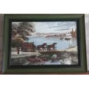 Пейзаж. Вышивка крестиком.