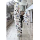 гирлянда из искусственных цветов на свадьбу