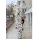 гирлянда из искусственных цветов на свадьбу