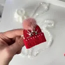 Парные броши Варежка и Шапочка