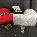 Кокошник со стразами ручной работы.