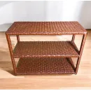 Обувница из искусственного ротанга