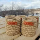 Стаканчик из джута