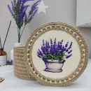 Корзина-шкатулка из джута Прованс.1.