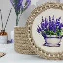 Корзина-шкатулка из джута Прованс.1.