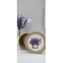 Корзина-шкатулка из джута Прованс.1.