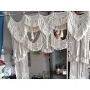 Штора макраме бохо