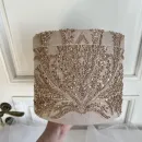 Свадебная казна Семейный банк бежевая бисер пайетки