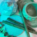 Свеча катанка восковая (ручная работа)