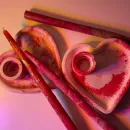 Свеча катанка восковая (ручная работа)