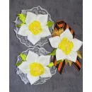 Банты и брошь — комплект