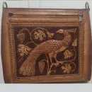 Сумка из натуральной кожи растительного дубления