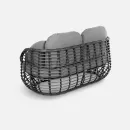 Диван "LOTUS" Чёрный металлик