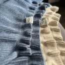 Вязаный плед прямоугольный 70-200