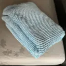 Вязаный плед прямоугольный 70-200