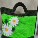 Сумка тоут вязаная