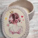 Корзина вязаная