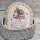 Корзина вязаная