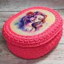 Вязаная корзина