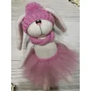 Мягкая игрушка ручной работы зайка