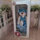 Игрушка — Заяц белый в стиле Тильда 38 см.