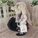 Баба Яга в стиле Амигуруми — кукла, игрушка