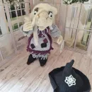 Баба Яга в стиле Амигуруми — кукла, игрушка