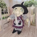 Баба Яга в стиле Амигуруми — кукла, игрушка