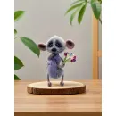 Вязаная интерьерная игрушка: Мышонок Пик