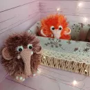 Вязаный брелок "Мамонтенок"