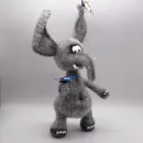 Вязаная интерьерная игрушка: Слоник