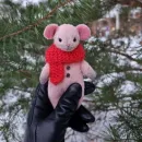 Мягкая игрушка Мышонок — компаньон для путешествий