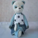 Мягкая игрушка Мишка панда в технике тедди