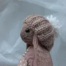 Мягкая игрушка Зайка в технике тедди