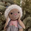 Мягкая игрушка Зайка в технике тедди