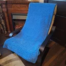 Плед "Море", детский 135*135 в упаковке сумка