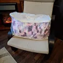 Плед "Сирень" 220*190 в упаковке сумка