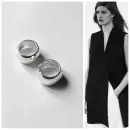 Серьги из серебра - колечки