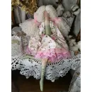 Кукла тильда ангел. Фея нежных роз. Интерьерная кукла