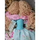 Интерьерная текстильная кукла тильда. Ангел Лера. Куклы ручной работы.