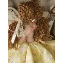 Кукла тильда ангел. Солнечная фея. Интерьерная кукла ручной работы.