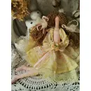 Кукла тильда ангел. Солнечная фея. Интерьерная кукла ручной работы.