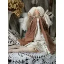 Кукла тильда в пальто Василиса. Текстильные куклы ручной работы