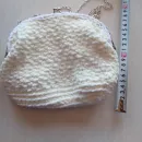 Сумка вязанная ридикюль вечерняя