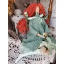 Кукла тильда в пальто Наталия. Текстильные куклы ручной работы